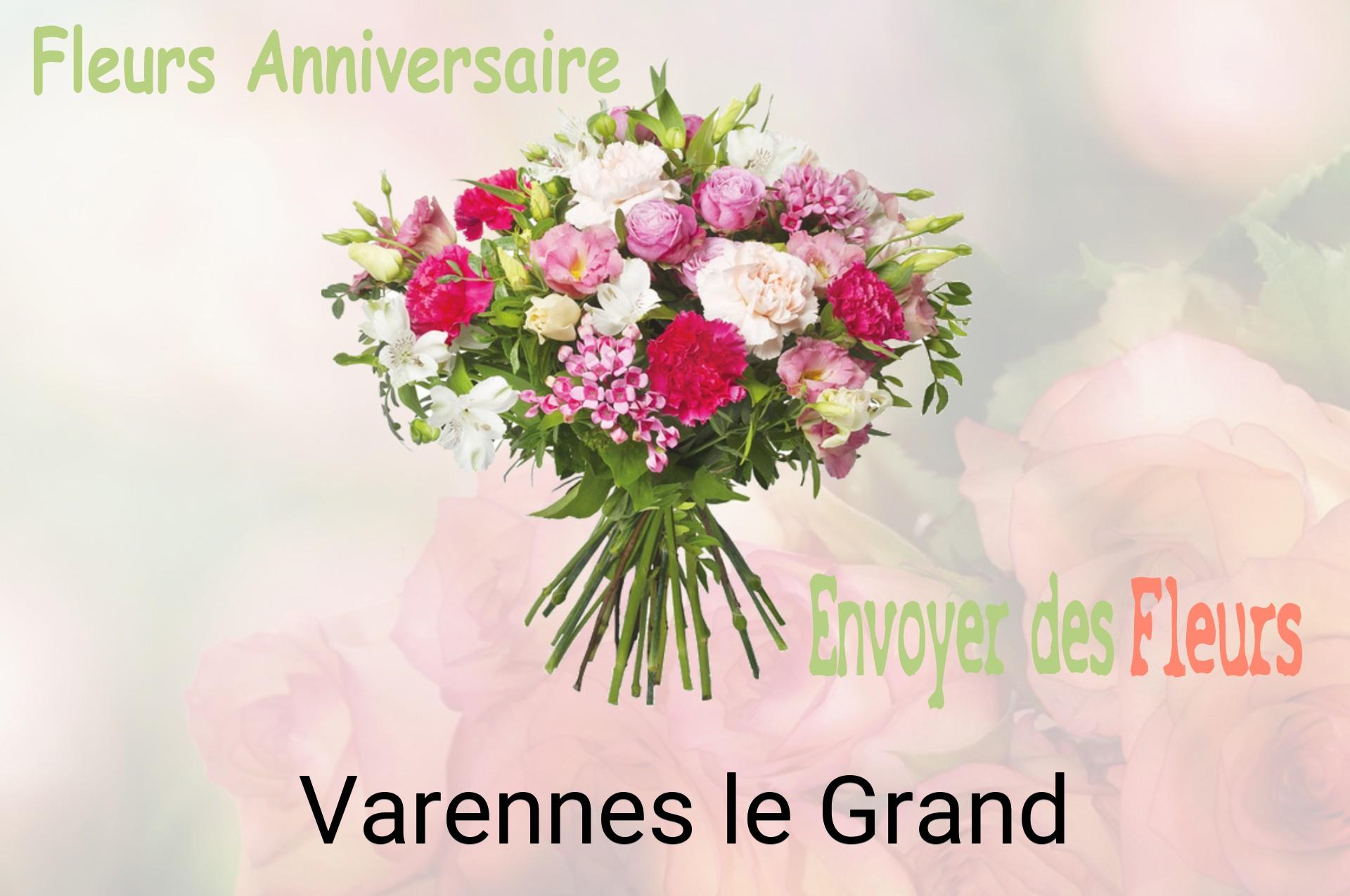 Bouquet de fleurs d’anniversaire livré à Varennes-le-Grand